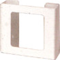 2-Box Vertical Plastic Box Glove Dispenser, WHITE HEAVY-DUTY PLASTIC
