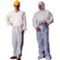 Polypropylene Standard Weight Coveralls with Hood, Boots and Elastic Wrists (5 SAMPLE PACK)