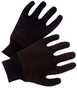 Brown Jersey Reversible Gloves (dz) (sold by the dozen)