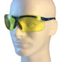 Uvex #S3242 Genesis Safety Eyewear Vapor Blue Frame w/ Amber Lens