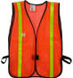 Safety Vests Orange Standard (1 inch Lime Stripes)