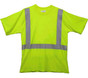 Class Two Level 2 LIME safety MESH SHIRTS with Silver stripes