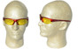 Smith and Wesson #3016310 Equalizer Safety Eyewear Red Frame w/ Amber Lens