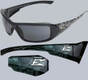 Edge #XB116-S Brazeau Safety Eyewear Skull Frame w/ Smoke Lens