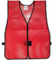 Safety Vest Plain PVC Coated Dark Red