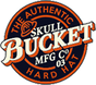 Aluminum Skull Bucket Full Brim Safety Helmets with Ratchet Liners - Dark Green