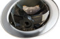 Aluminum Skull Bucket Full Brim Safety Helmets with Ratchet Liners - Hi Viz Orange