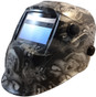 Auto Darkening Hydro Dipped Welding Helmet -  Hades White Design - HDWH-700