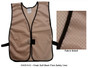 Safety Vest Plain Soft Mesh - Khaki