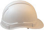 Right Side View Pyramex Ridgeline Cap Style Hard Hat with White Graphite Pattern