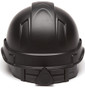 Pyramex Ridgeline Cap Style Hard Hat with Black Graphite Pattern Back View