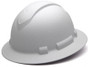 Pyramex RIDGELINE Full Brim Safety Helmets - White Graphite Pattern