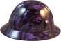Hydrographic FULL BRIM Hard Hat-Ratchet Suspension - Purple Zombie  - Right Side View