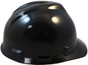 MSA # SO-400184080  Cap Style Large Jumbo Safety Helmets with Staz-On Pin Lock Suspension Black