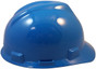 MSA # SO-477483 Cap Style Large Jumbo Safety Helmets with Staz-On Pin Lock Suspension Blue