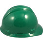 MSA # SO-486151 Cap Style Large Jumbo Safety Helmets with Staz-On Pin Lock Suspension Green