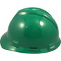 MSA # SO-486151 Cap Style Large Jumbo Safety Helmets with Staz-On Pin Lock Suspension Green