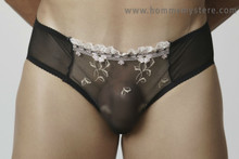 Cute Krystal Panty with stretch bum and embroidered front