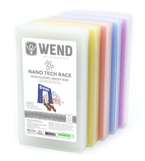 NT Nano-Tech Race Wax - 300 gram Hot Melt Bars. Available in universal, warm, mid, cold, x cold.