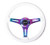 NRG 350MM 1.5" Deep Dish Wood Grain Steering Wheel-Neochrome