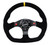 NRG Flat Bottom Steering Wheel-Suede