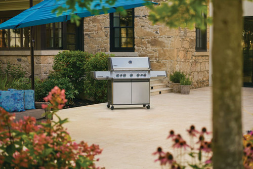 Prestige® 665 Propane Gas Grill with Infrared Side and Rear Burner, Stainless Steel