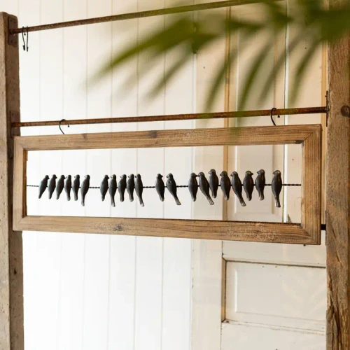 Bird On A Wire Rustic Wall Art