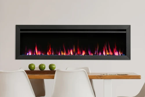 60" Allusion Slim Linear Electric Fireplace