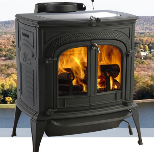 Intrepid Flexburn Wood Stove - Cast Black with Transition Doors
