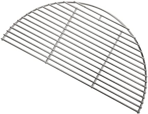 Big Green Egg Half Moon Stainless Steel Grid for Large EGGspander