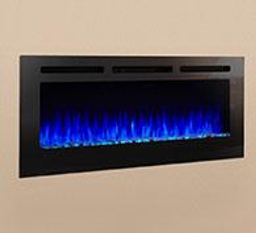 40" Allusion recessed linear electric fireplace