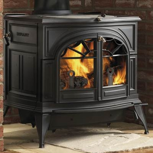 Defiant Wood Stove with Traditional Doors  - Twilight Enamel