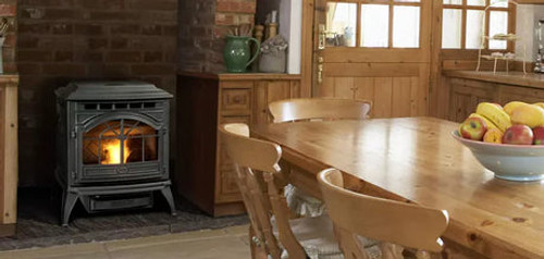 Castile Pellet Stove - Porcelain Twilight