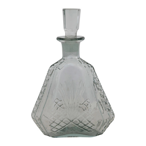 Etched Glass Decanter - 32 ounce