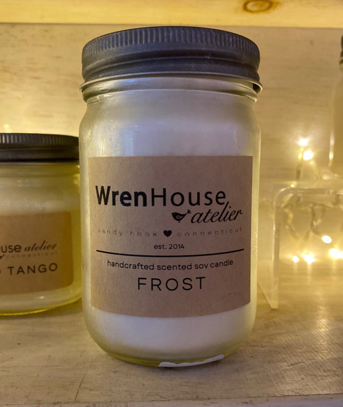 Wren House Atelier Frost Mason Jar Candle
