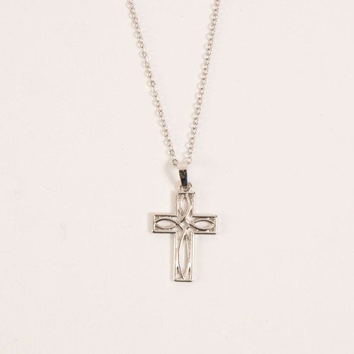 Framed Cross Necklace