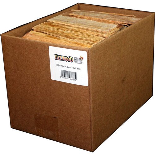 Rip N' Burn Fatwood -20 lbs Box