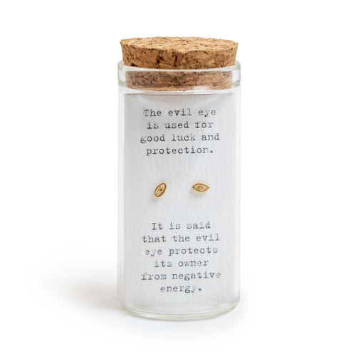 Message in a Bottle Earring Collection - Evil Eyes