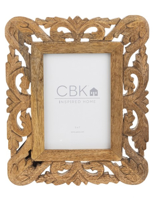 Carved Leaf & Scroll Frame