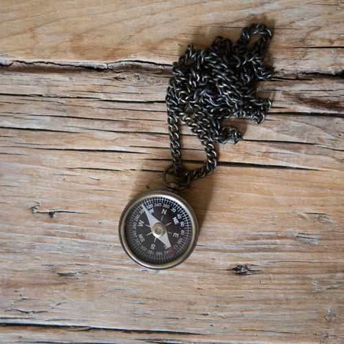 Let Your Heart Be Compass Necklace