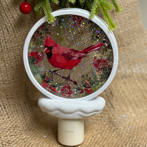 Botanical Cardinal LED Night Light