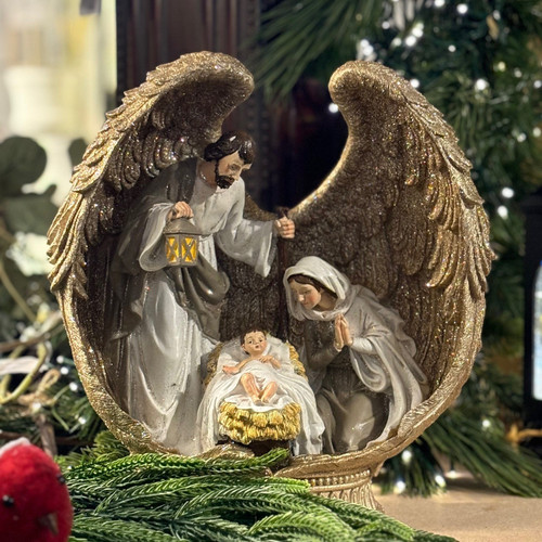 Holy Family in Angel Wings