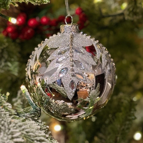 Jewel and Mirror Ball Ornament