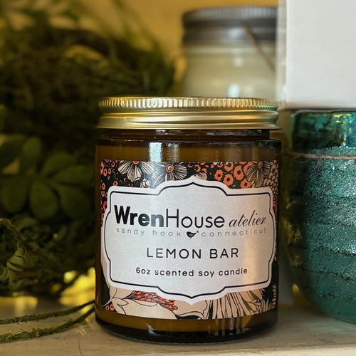 Wren House Atelier Lemon Bar Candle - 6 oz. Jar