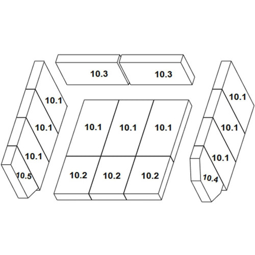 Brick Set, 2100 Millennium