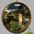Gold Round Mirror