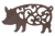 Pig Cast Iron Trivet