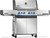 Prestige® 500 Natural Gas Grill with Infrared Side and Rear Burner, Stainless Steel