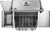 Rogue® PRO 425 Natural Gas Grill with Infrared Side Burner, Stainless Steel