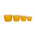 Enamel Metal Planter Sm - Goldenrod
